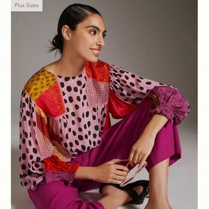Anthropologie M Bl-nk Miranda Top